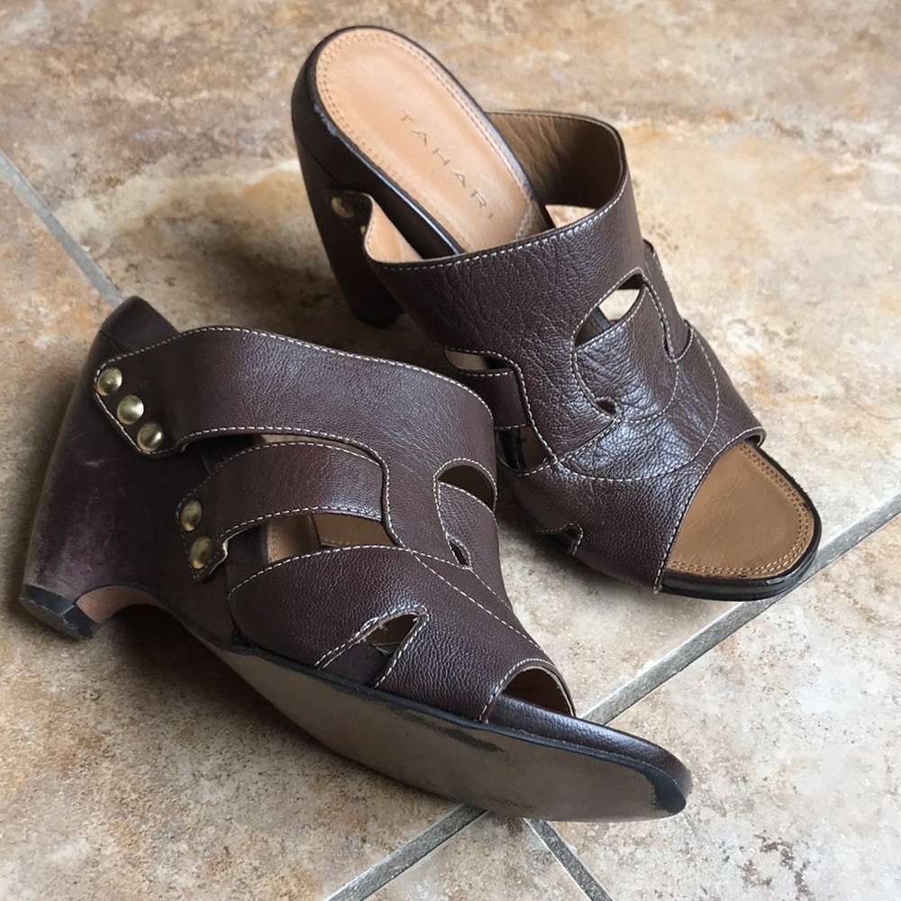 Brown heels